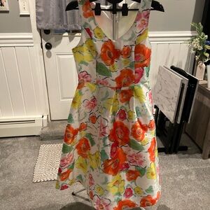 Floral Sleeveless Casual Dress